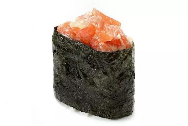 Сяке спайси гункан