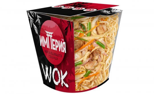 Заказать Коробочка wok Удон с курицей.300 гр.Соус терияки с доставкой на дом в Бийске, Империя суши